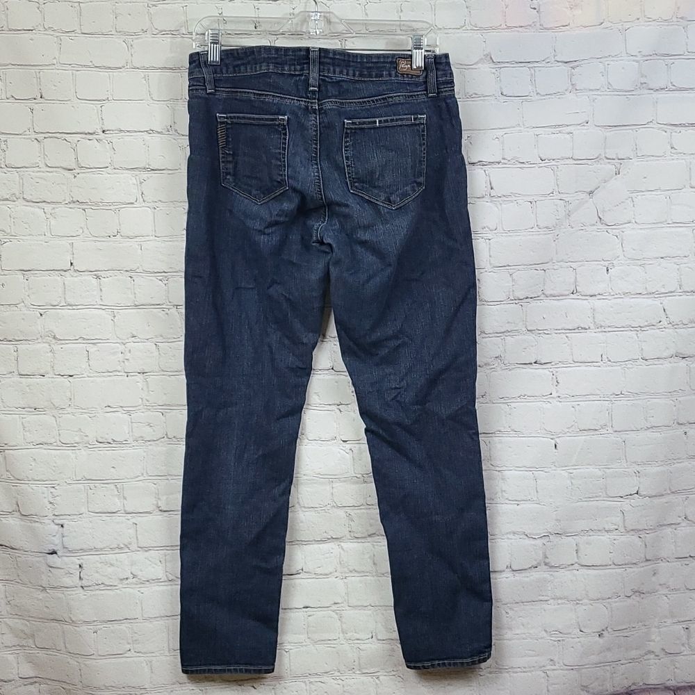 Paige Peg Skinny Jeans Blue Orchid Dark Wash Stretch Premium Denim Size 29 Ankle - Picture 9 of 11